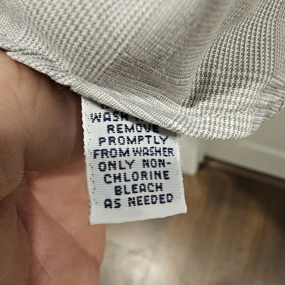 Ralph Lauren Long Sleeve Grey Botton Down Shirt Marlowe Cotton Medium - Picture 6 of 9